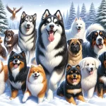14 Cães de Clima Frio que Amam a Neve